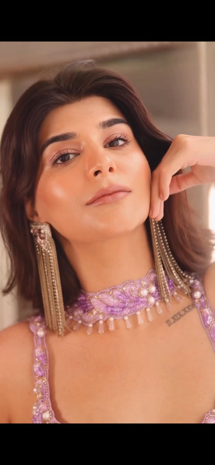Deeksha Khurana X Anshika Tak Label ( Lavender Dreamscape - ensemble that embodies glamour & finesse)