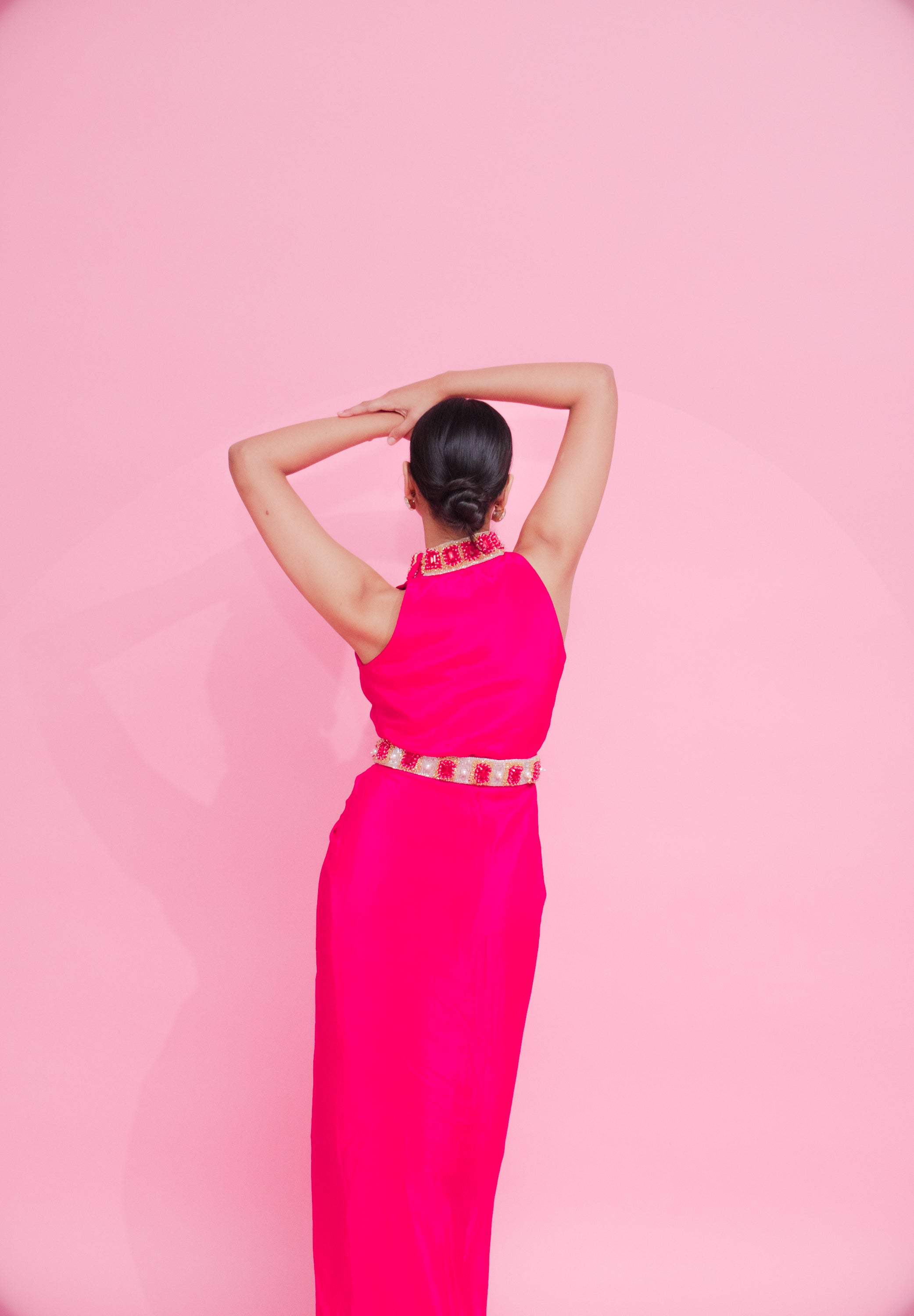 Pink Choker Dress